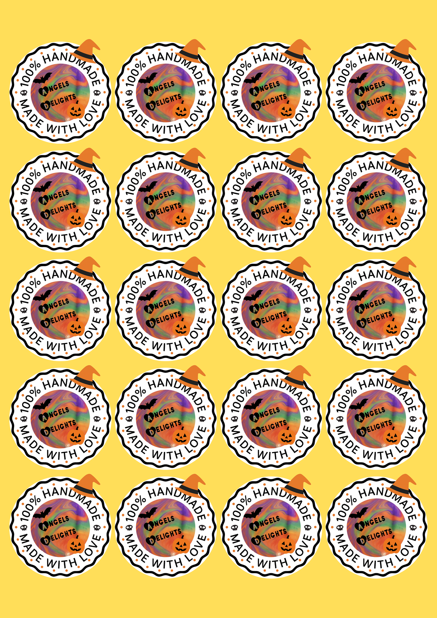 Custom A4 Sticker Sheets