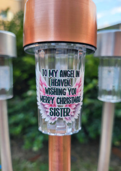 Christmas Solar Powered Memorial Light