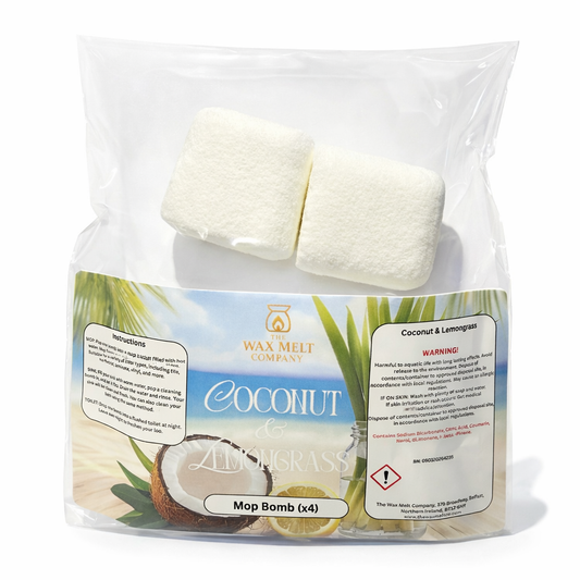 Coconut Lemongrass - Mop, Sink & Toilet Bombs (x4)