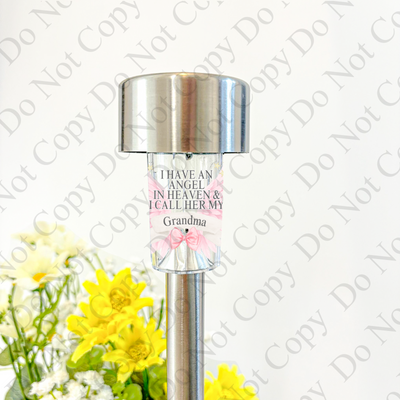 Solar Powered Memorial Light