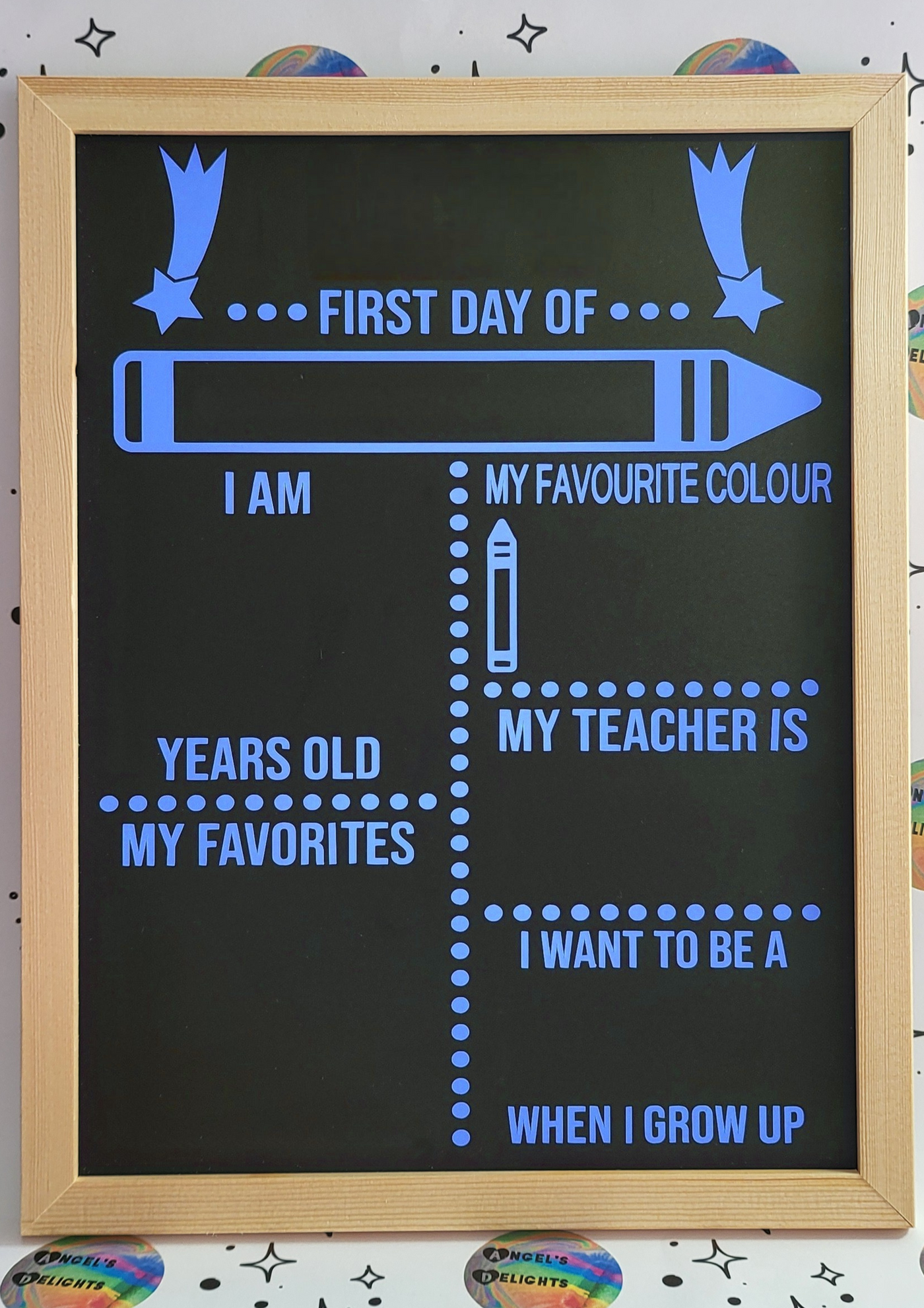 First Day of School Memory Board