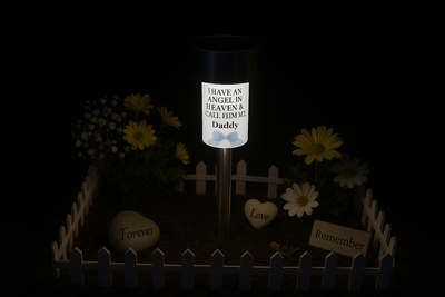 Solar Powered Memorial Light