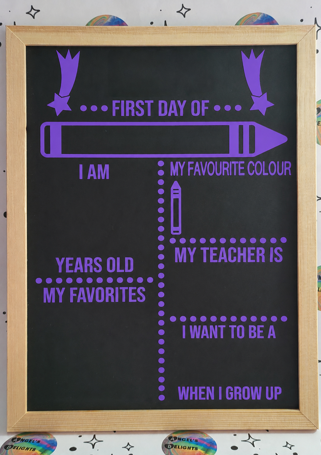 First Day of School Memory Board