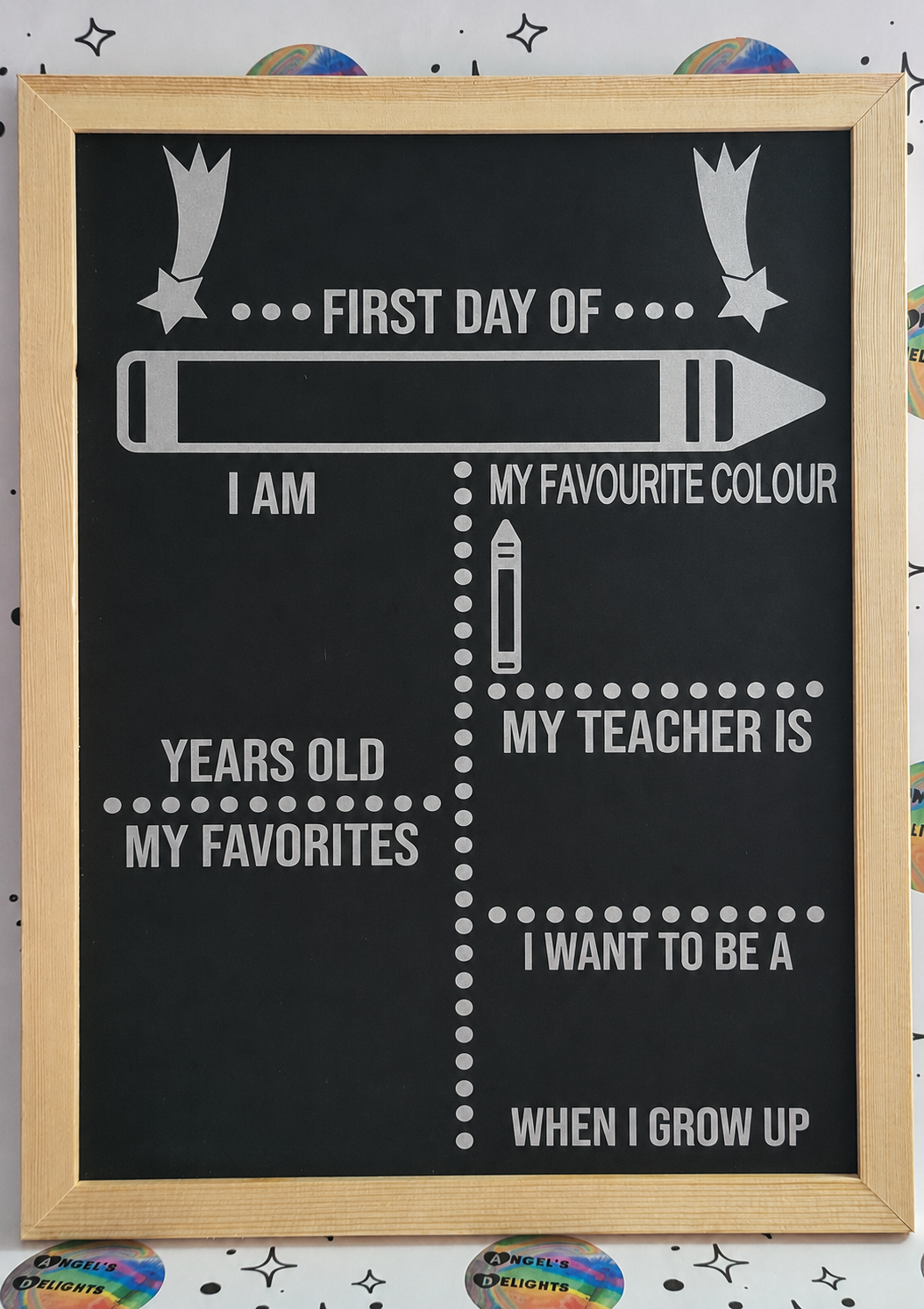 First Day of School Memory Board