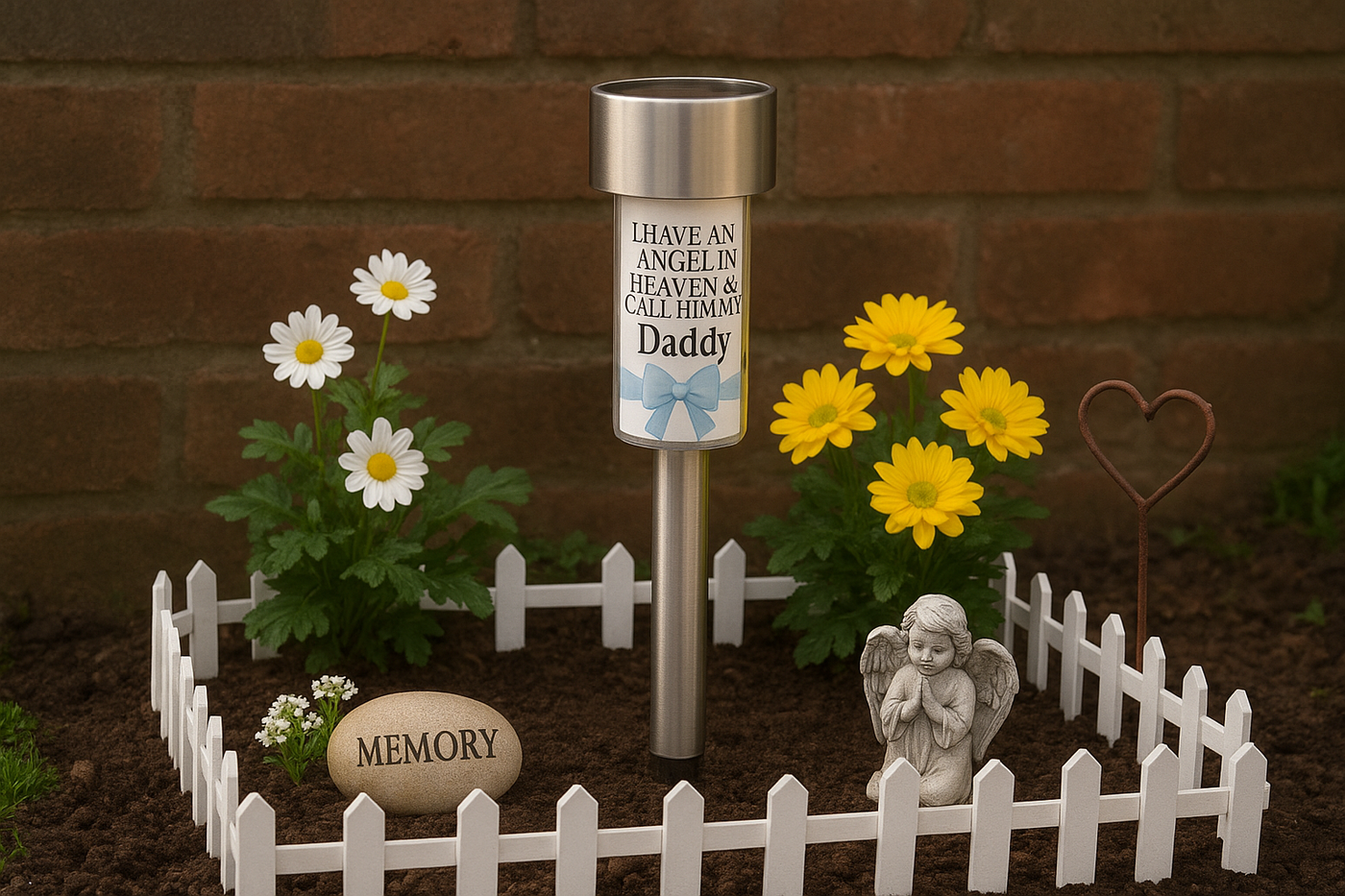 Solar Powered Memorial Light