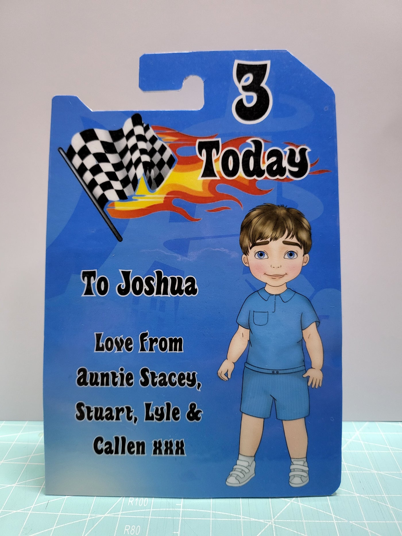 Personalised Car Blister Pack