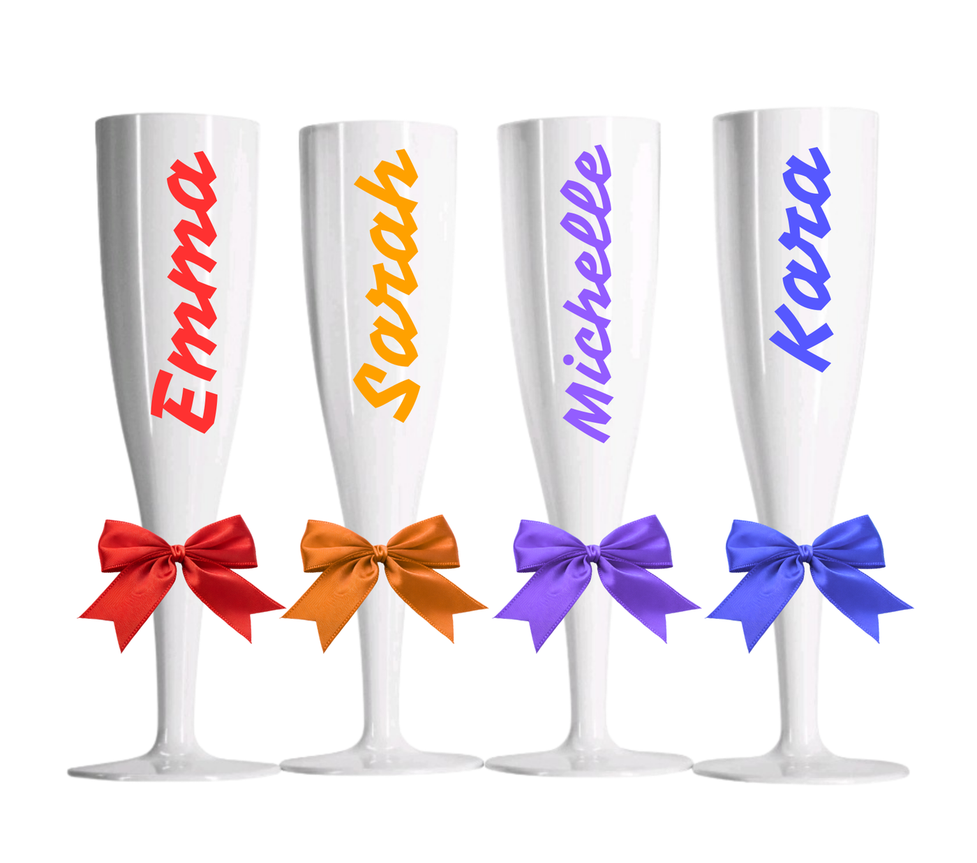 Personalised Flute Glasses
