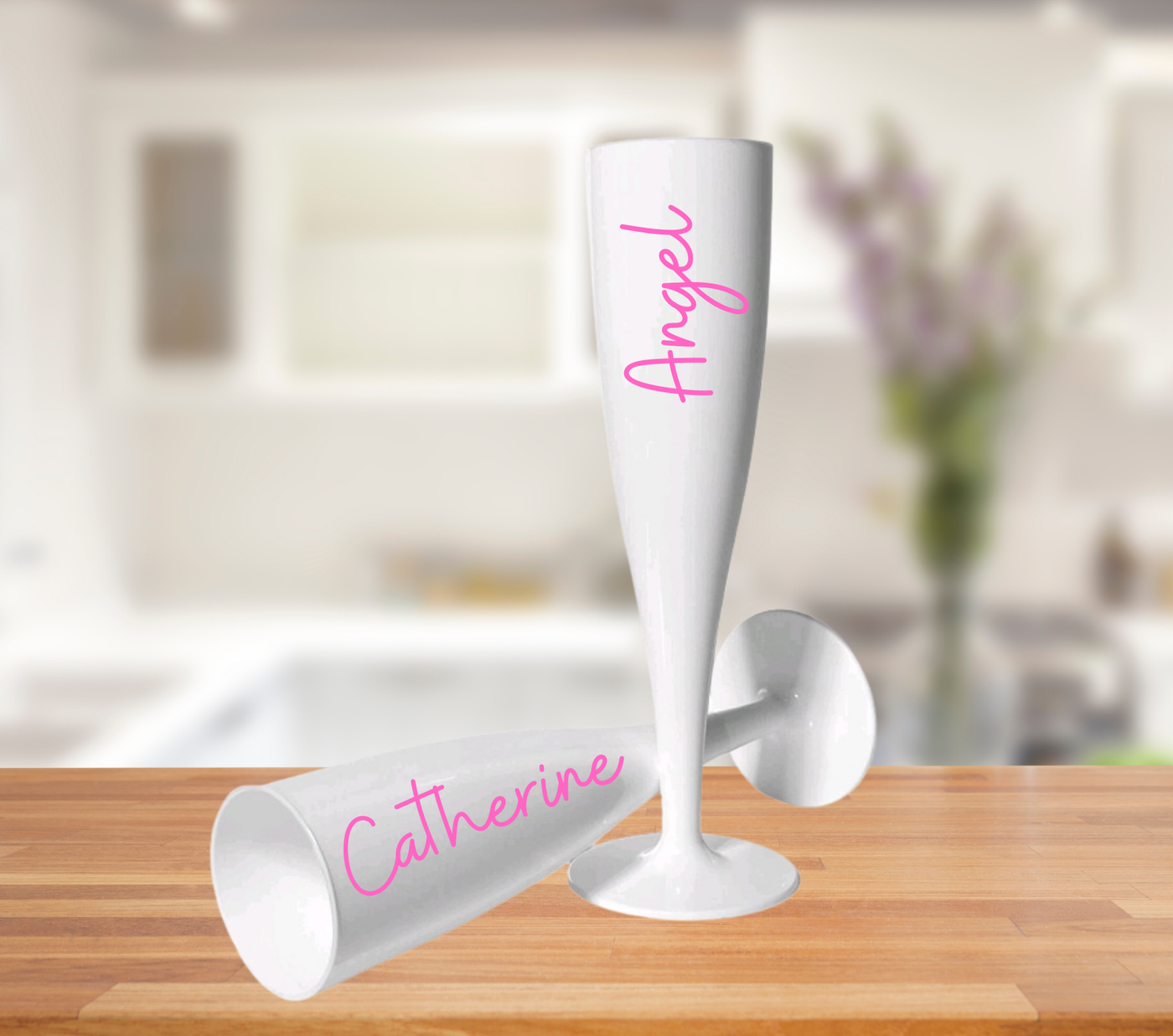 Personalised Flute Glasses
