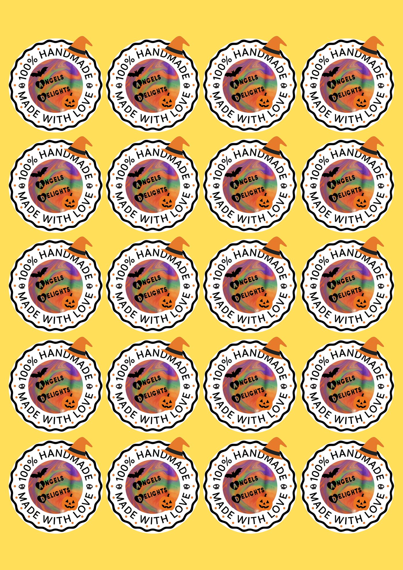 Custom A4 Sticker Sheets