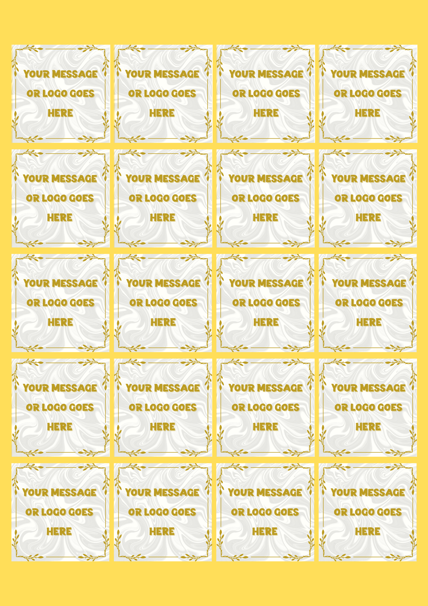 Custom A4 Sticker Sheets