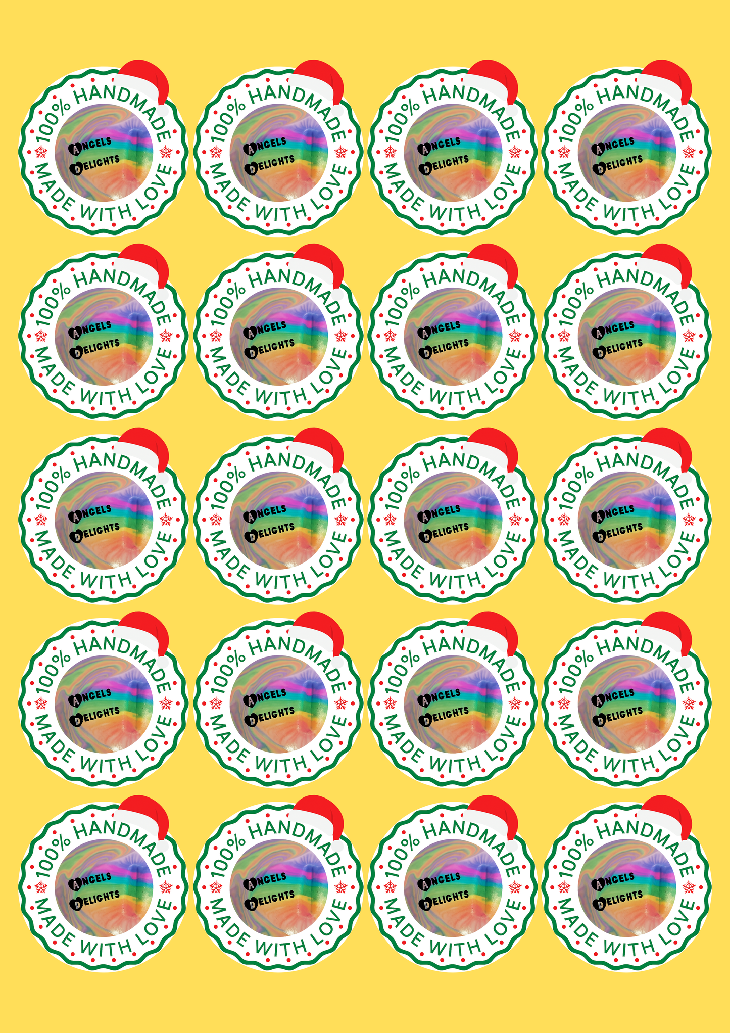 Custom A4 Sticker Sheets