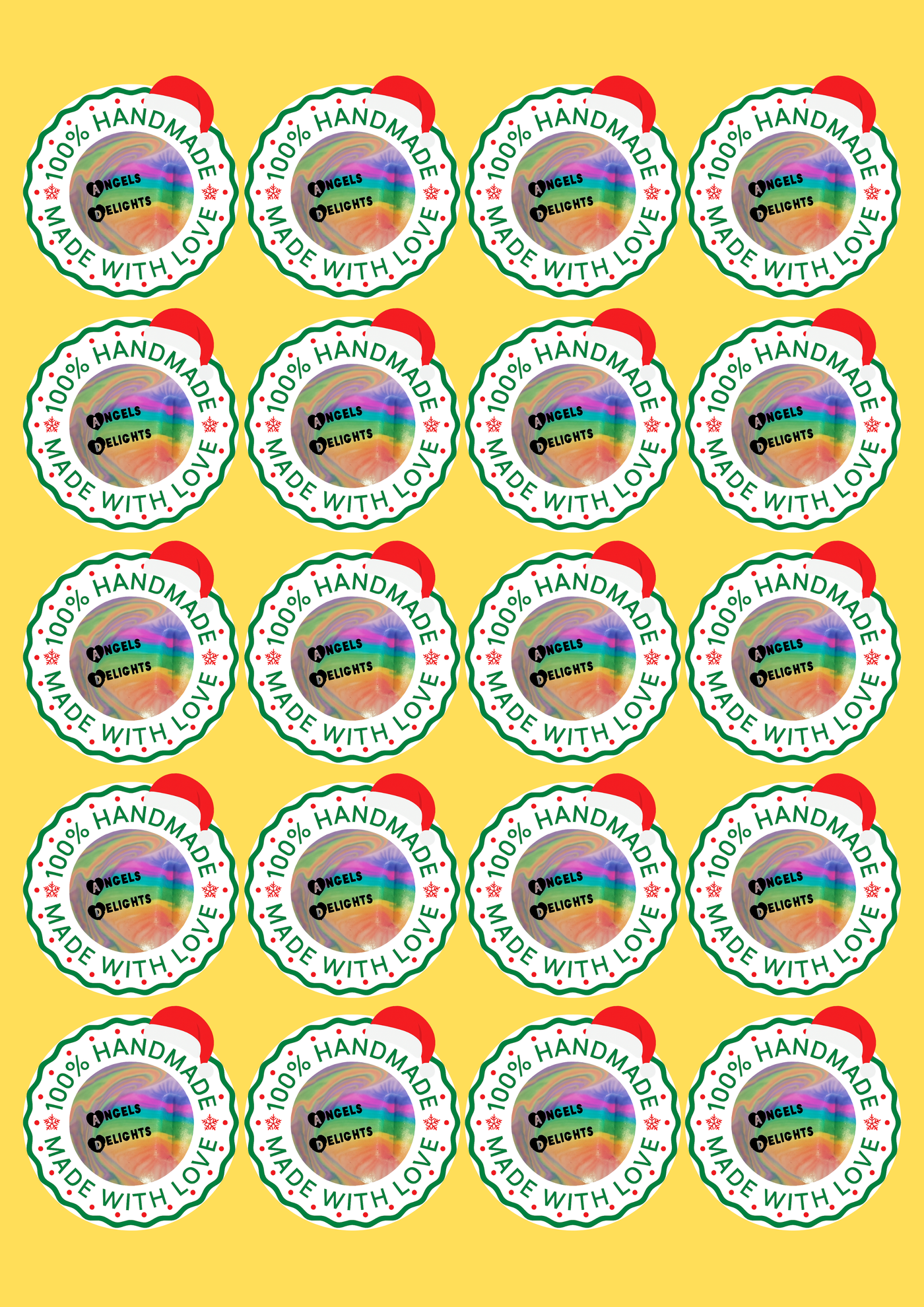 Custom A4 Sticker Sheets