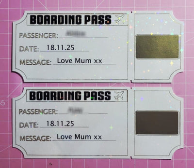 Personalised Scratch Reveal Card