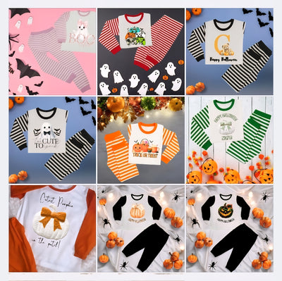 🎃 Personalised Halloween Pyjamas 👻