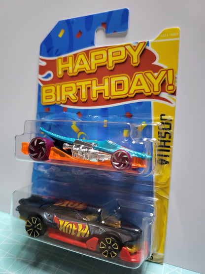 Personalised Car Blister Pack