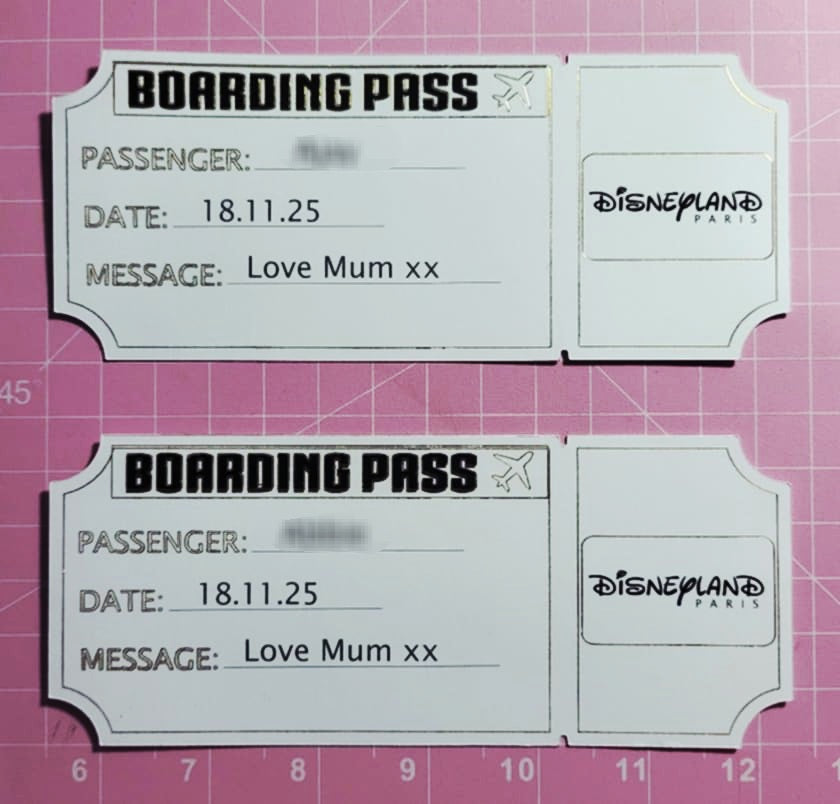 Personalised Scratch Reveal Card